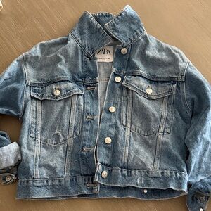 Zara Girls  Light Blue Denim Jacket